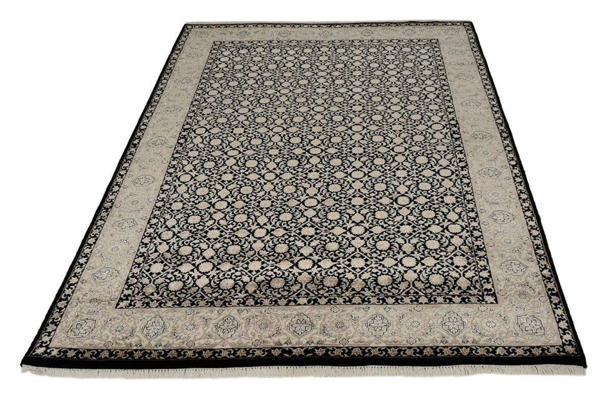 Orientalny dywan - Bijar - Indus - 200 x 142 cm - ciemny beż