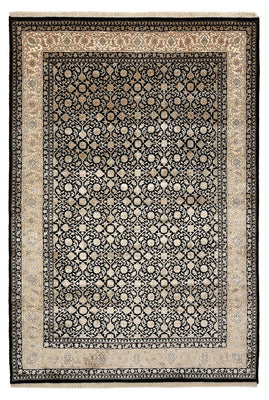 Orientalny dywan - Bijar - Indus - 204 x 139 cm - ciemny beż