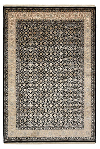 Orientalny dywan - Bijar - Indus - 204 x 139 cm - ciemny beż