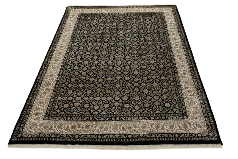 Orientalny dywan - Bijar - Indus - 204 x 139 cm - ciemny beż