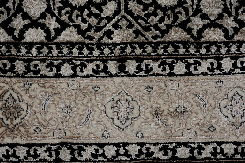 Orientalny dywan - Bijar - Indus - 204 x 139 cm - ciemny beż
