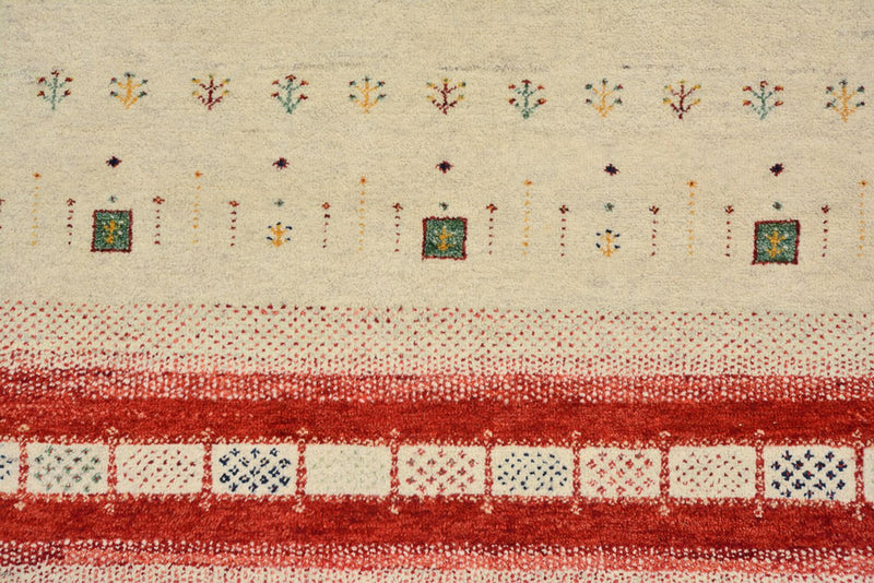 Dywan Gabbeh - Loribaft Indus - 303 x 205 cm - jasny beż