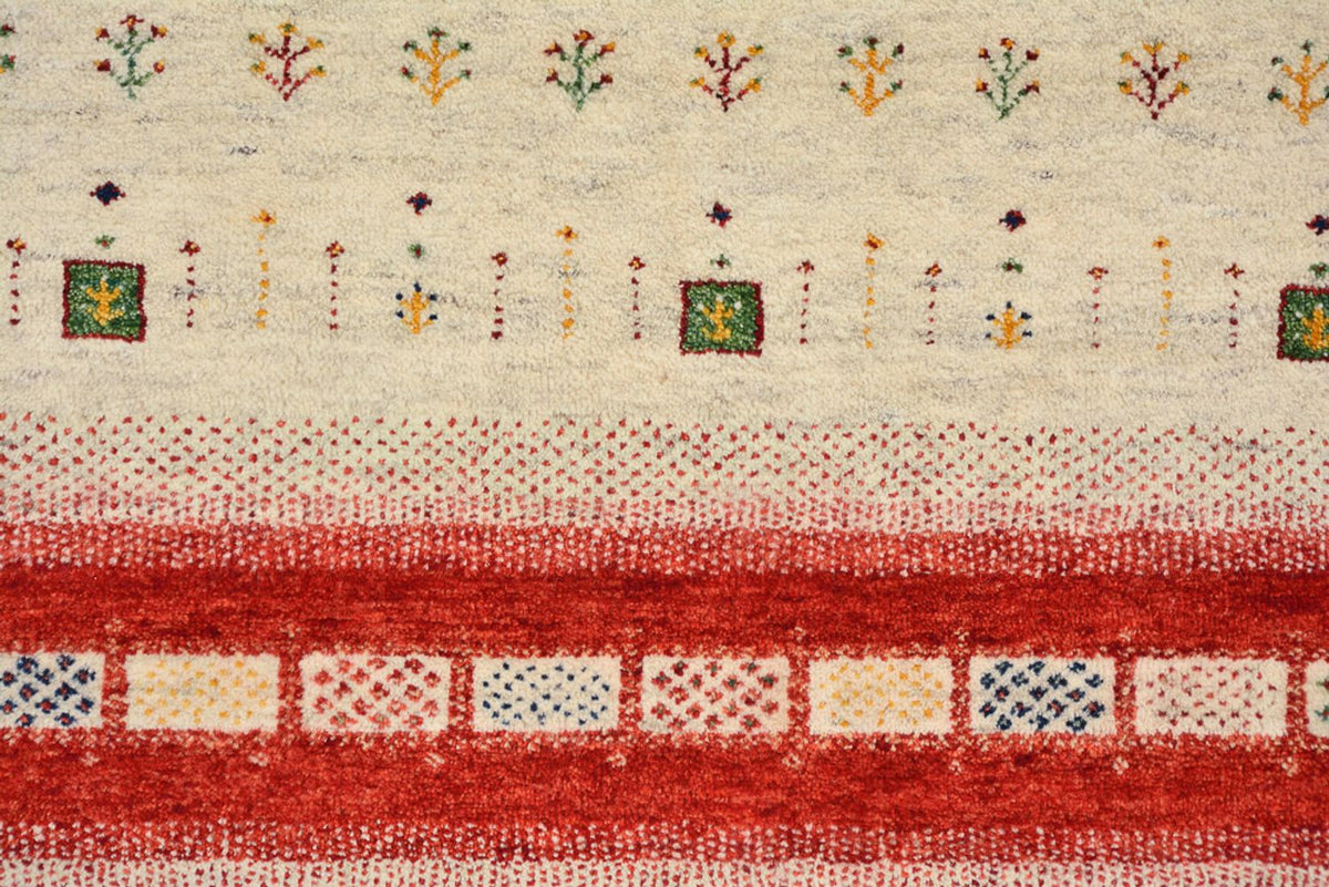 Dywan Gabbeh - Loribaft Indus - 305 x 198 cm - jasny beż