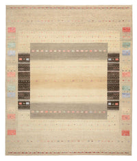 Dywan Gabbeh - Loribaft Indus - 300 x 253 cm - jasny beż