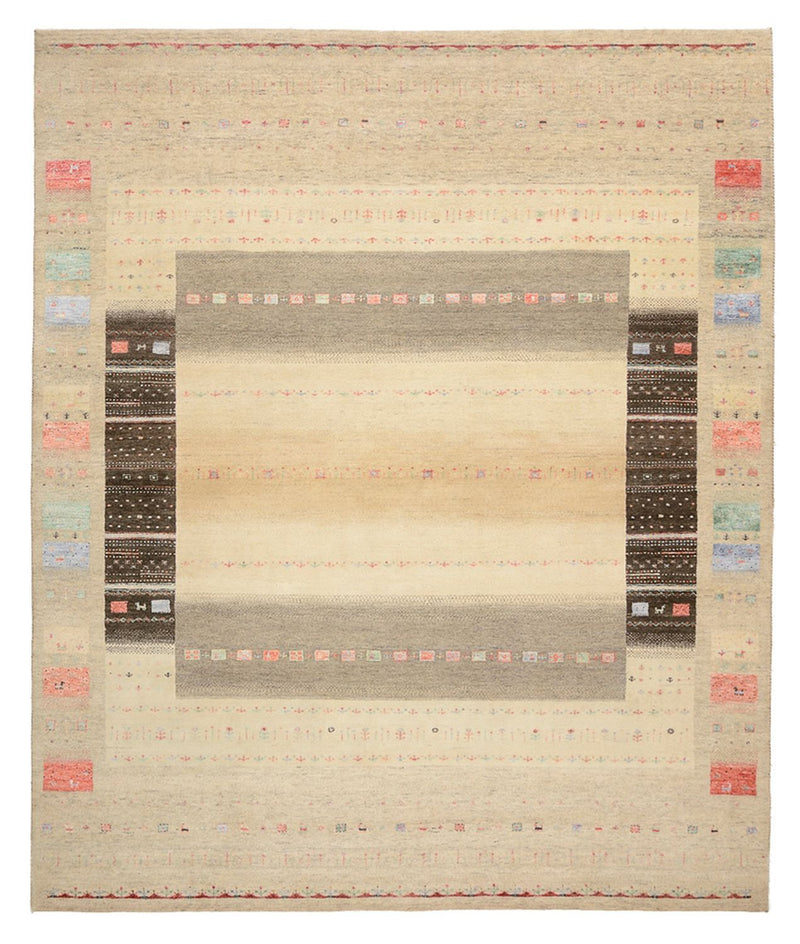 Dywan Gabbeh - Loribaft Indus - 300 x 253 cm - jasny beż