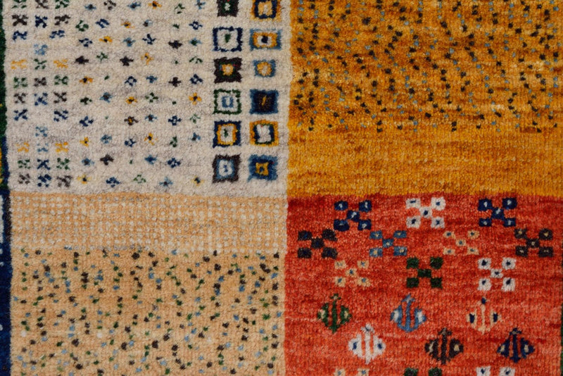 Dywan Gabbeh - Loribaft Indus - 305 x 203 cm - wielokolorowy