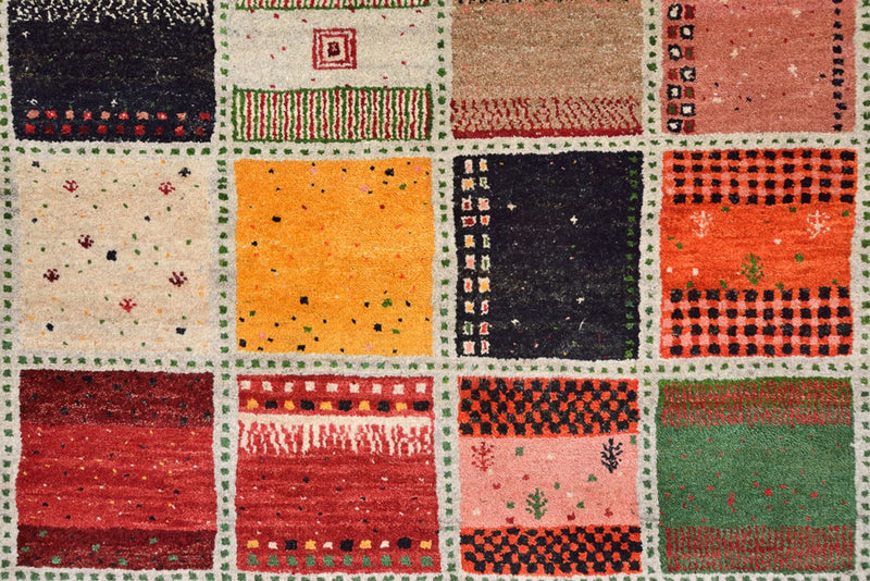 Dywan Gabbeh - Loribaft Indus - 295 x 197 cm - wielokolorowy