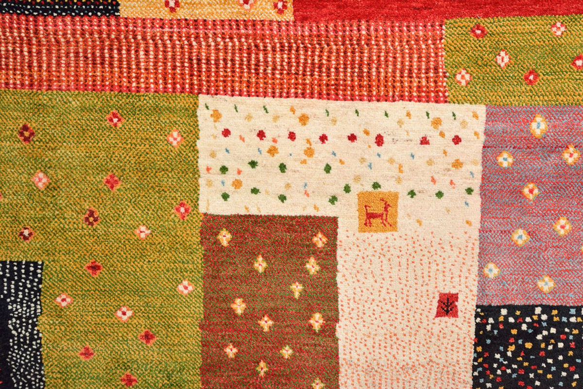 Dywan Gabbeh - Loribaft Indus - 344 x 251 cm - czerwony