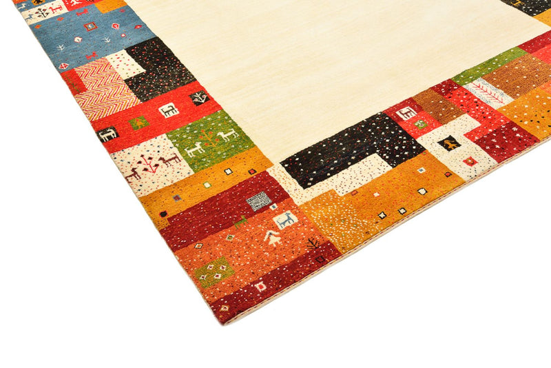 Dywan Gabbeh - Loribaft Indus - 294 x 207 cm - jasny beż