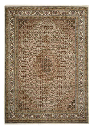 Dywan orientalny - Tabriz - 352 x 250 cm - ciemny beż