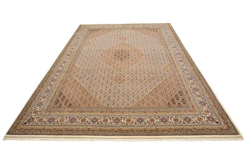 Dywan orientalny - Tabriz - 352 x 250 cm - ciemny beż