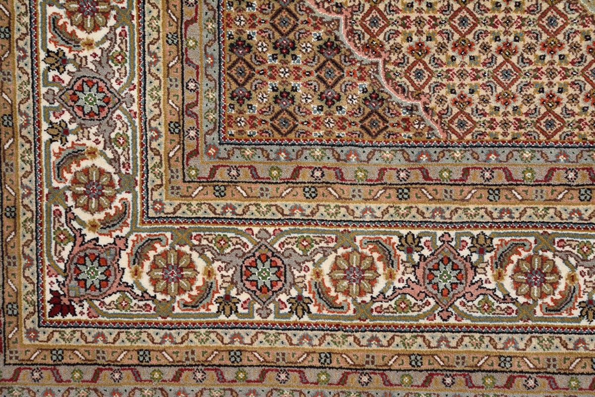 Dywan orientalny - Tabriz - 352 x 250 cm - ciemny beż