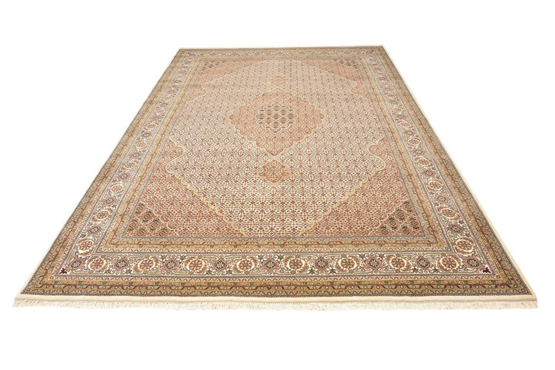 Dywan orientalny - Tabriz - 352 x 250 cm - ciemny beż