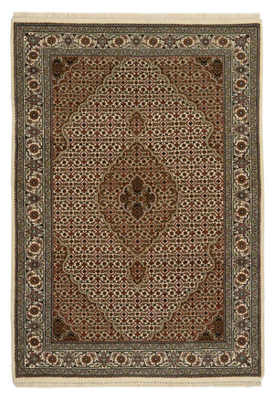 Dywan orientalny - Tabriz - 177 x 125 cm - ciemny beż