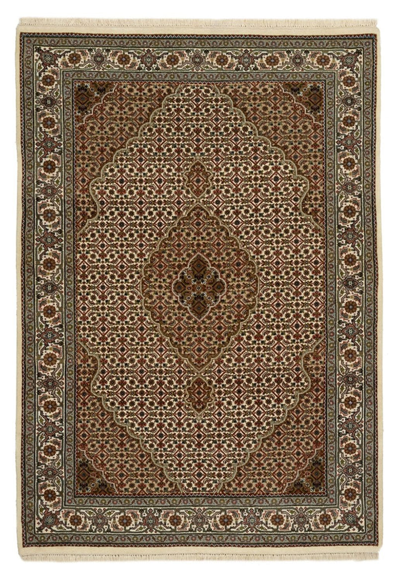 Dywan orientalny - Tabriz - 177 x 125 cm - ciemny beż