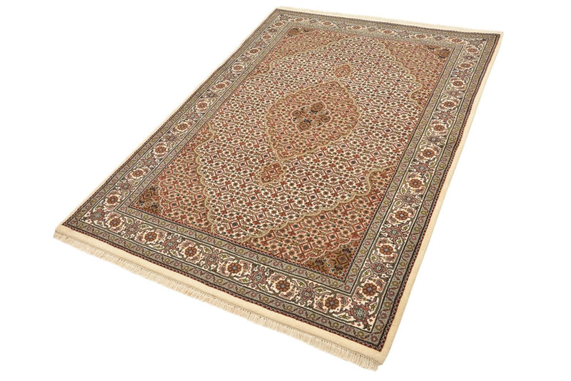 Dywan orientalny - Tabriz - 177 x 125 cm - ciemny beż