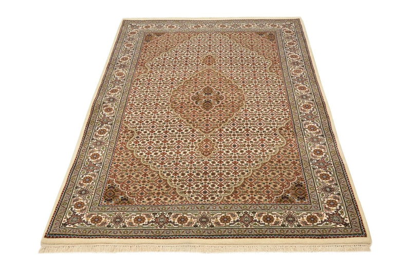 Dywan orientalny - Tabriz - 177 x 125 cm - ciemny beż