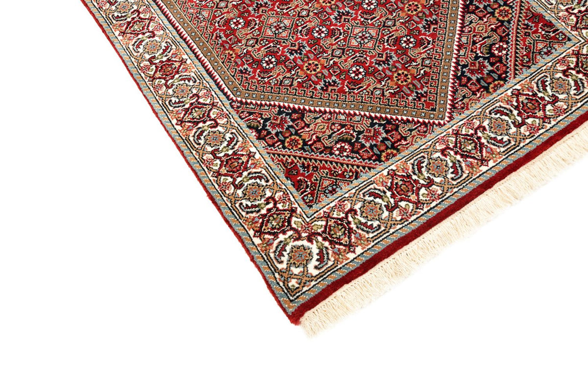 Biegacz Dywan perski - Bijar - 246 x 79 cm - bordowa czerwień