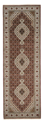 Biegacz Dywan orientalny - Tabriz - 362 x 122 cm - jasny beż
