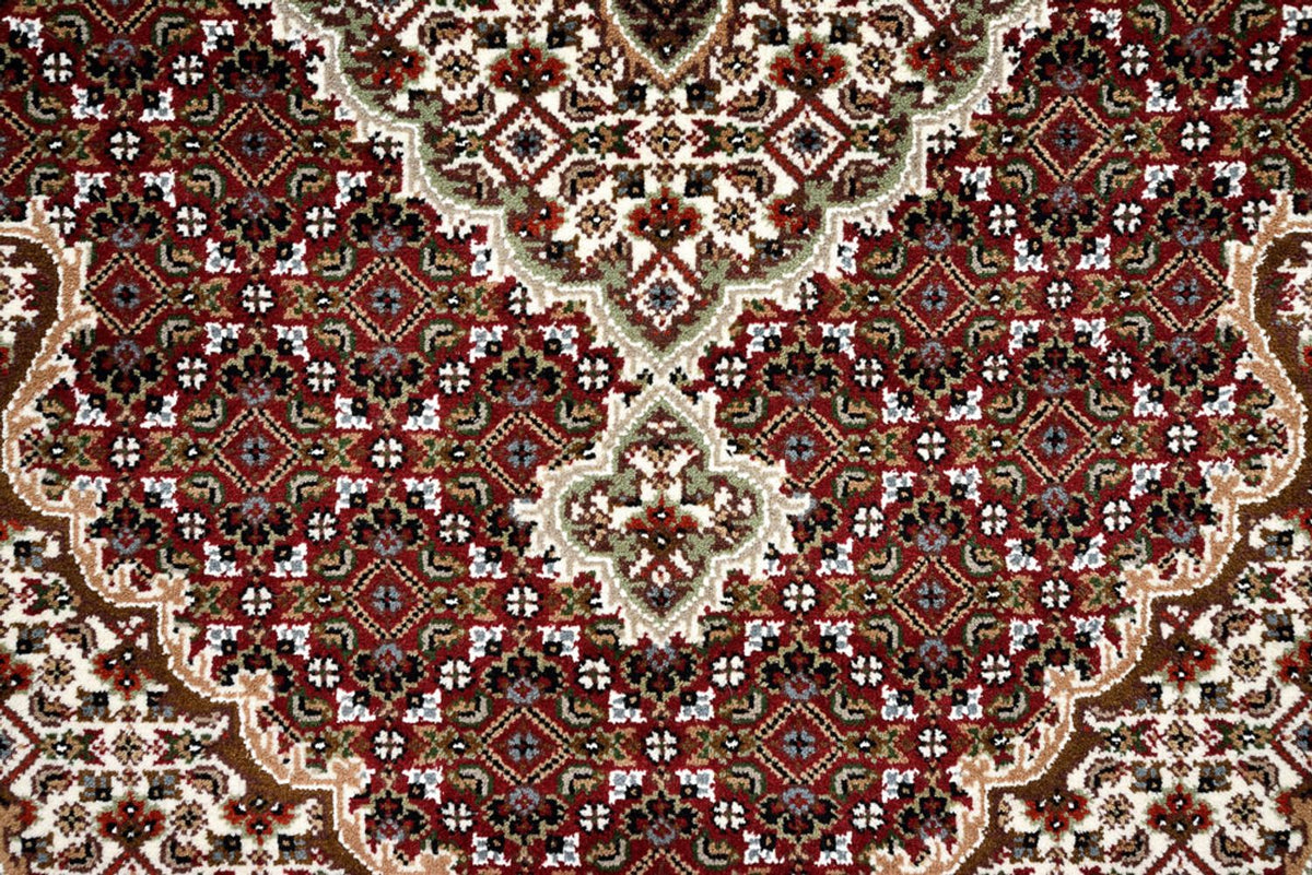 Biegacz Dywan orientalny - Tabriz - 362 x 122 cm - jasny beż