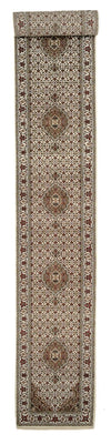Biegacz Dywan orientalny - Tabriz - 602 x 81 cm - jasny beż