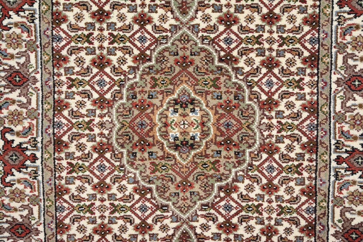 Biegacz Dywan orientalny - Tabriz - 602 x 81 cm - jasny beż