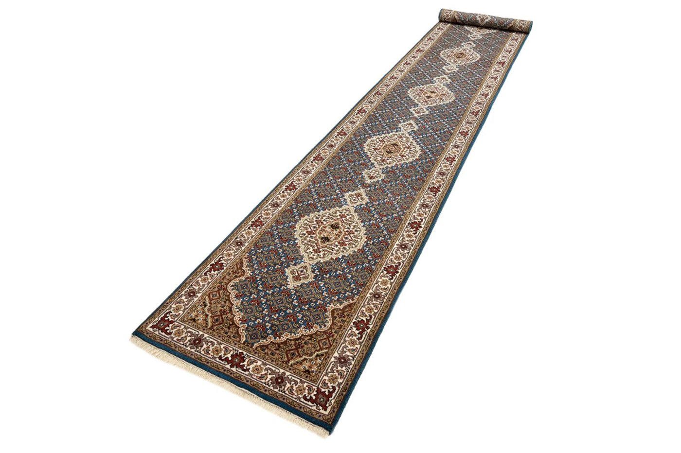Indo Tabriz Dywan 454x79cm - Dywan orientalny