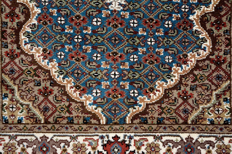 Biegacz Dywan orientalny - Tabriz - 615 x 79 cm - ciemnoniebieski