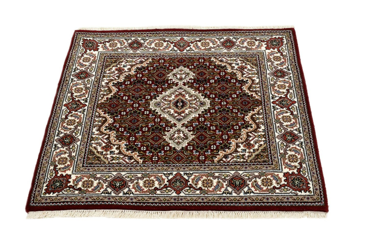 Dywan orientalny - Tabriz - 93 x 89 cm - kremowy
