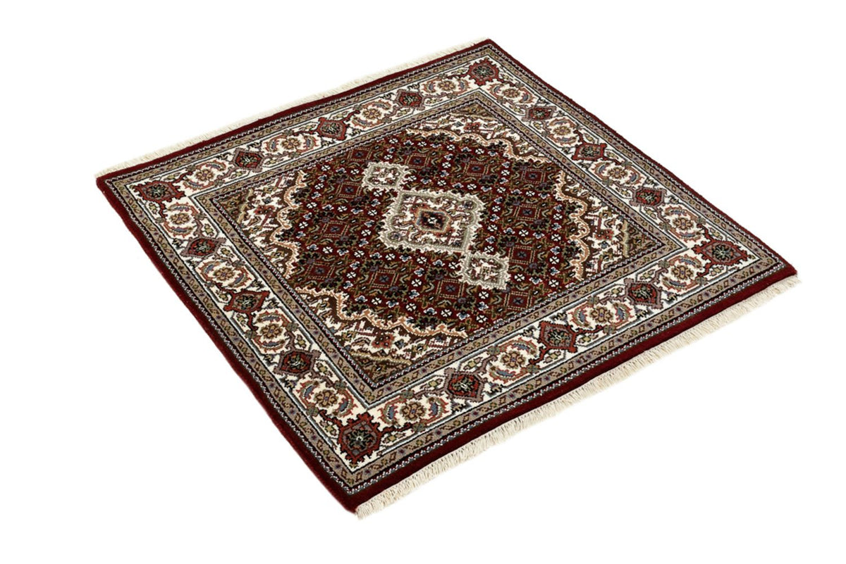 Dywan orientalny - Tabriz - 93 x 89 cm - kremowy