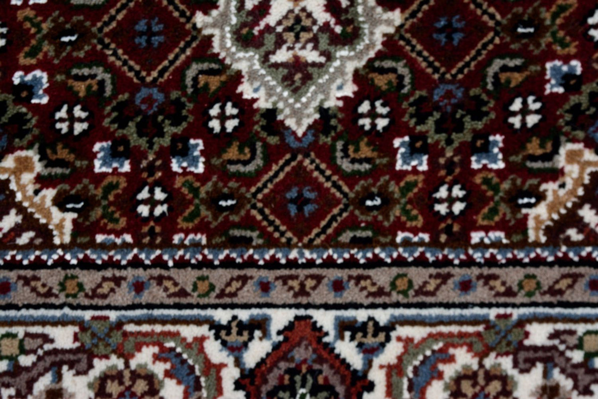 Dywan orientalny - Tabriz - 93 x 89 cm - kremowy