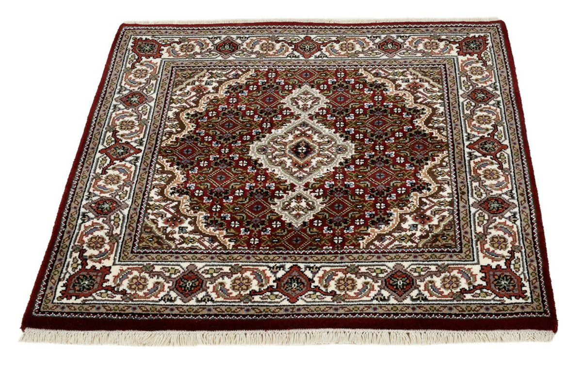 Dywan orientalny - Tabriz - 93 x 89 cm - kremowy
