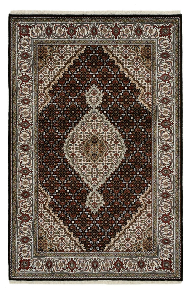 Dywan orientalny - Tabriz - 183 x 121 cm - kremowy
