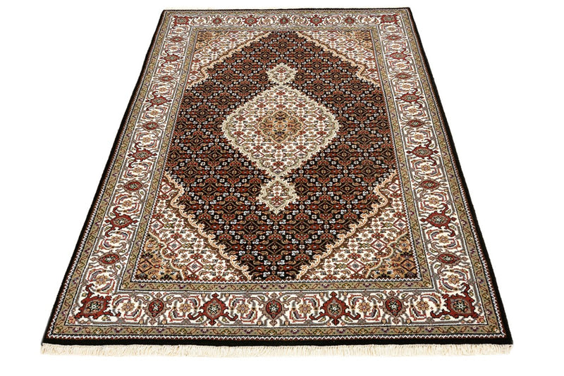 Dywan orientalny - Tabriz - 183 x 121 cm - kremowy