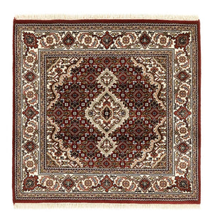Dywan orientalny - Tabriz - 94 x 89 cm - kremowy