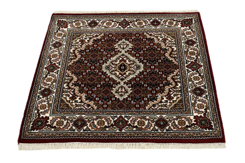 Dywan orientalny - Tabriz - 94 x 89 cm - kremowy