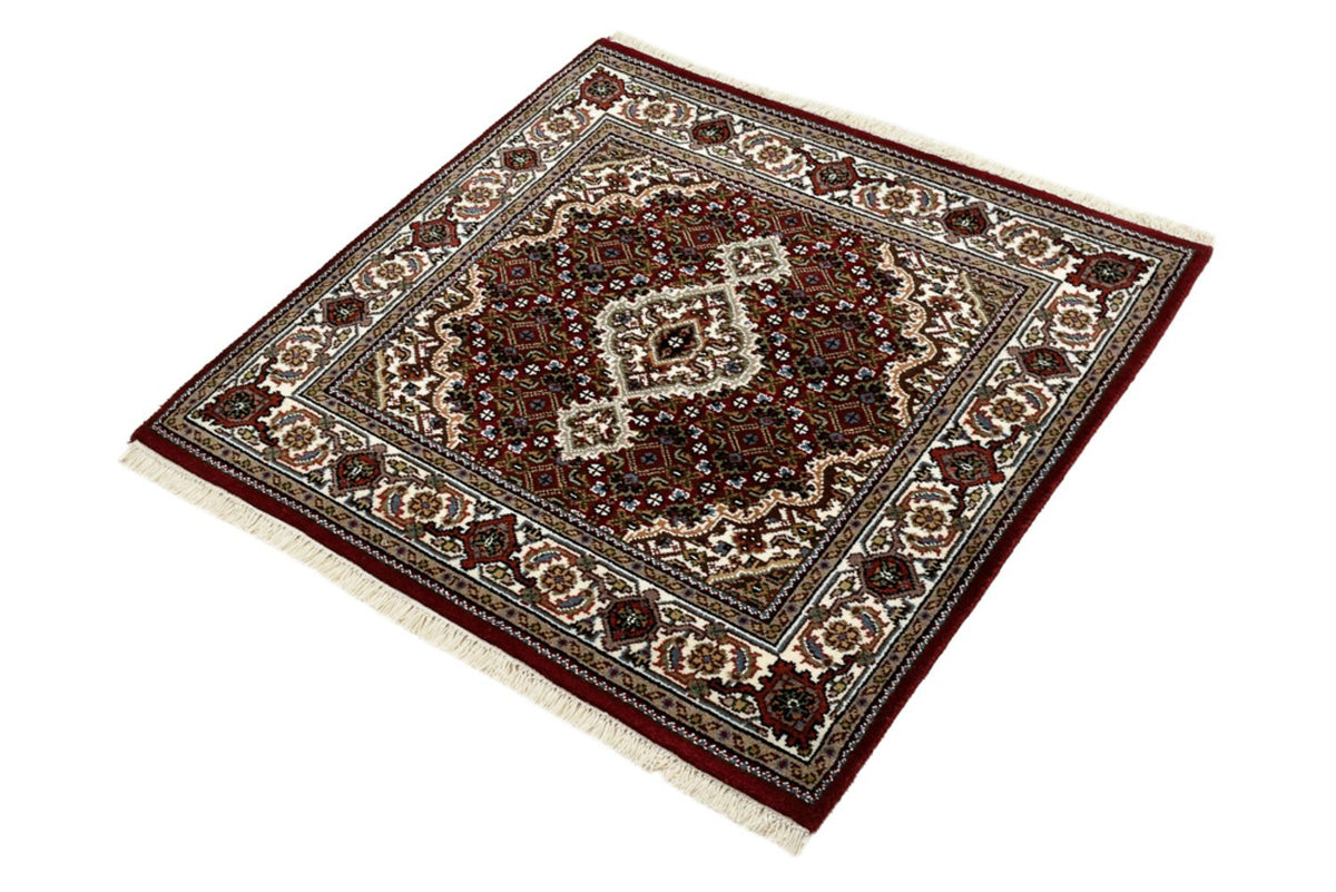 Dywan orientalny - Tabriz - 94 x 89 cm - kremowy