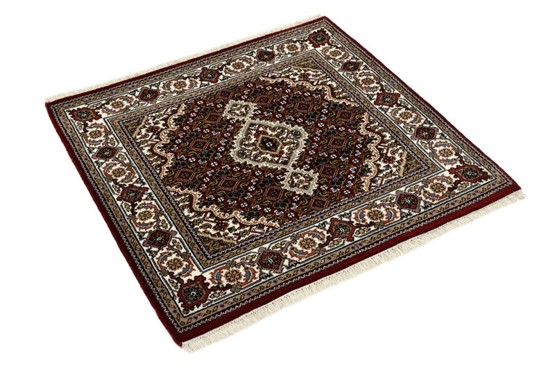 Dywan orientalny - Tabriz - 94 x 89 cm - kremowy