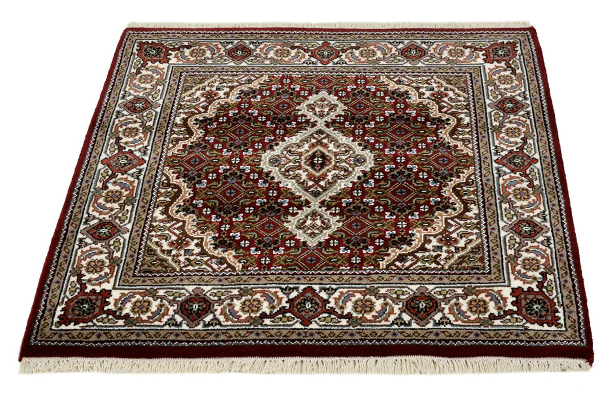 Dywan orientalny - Tabriz - 94 x 89 cm - kremowy