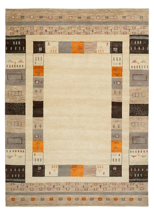 Dywan Gabbeh - Loribaft Indus - 281 x 203 cm - jasny beż