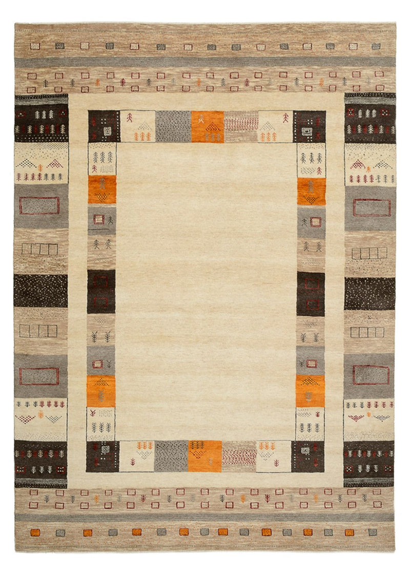 Dywan Gabbeh - Loribaft Indus - 281 x 203 cm - jasny beż