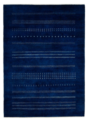 Dywan Gabbeh - Loribaft Indus - 237 x 172 cm - ciemnoniebieski