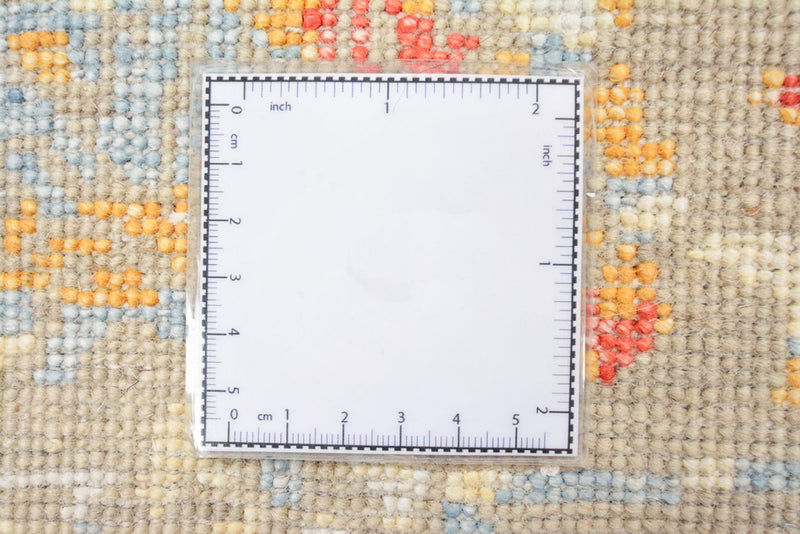 Designerski dywan okrągły  - 204 x 202 cm - piaskowy