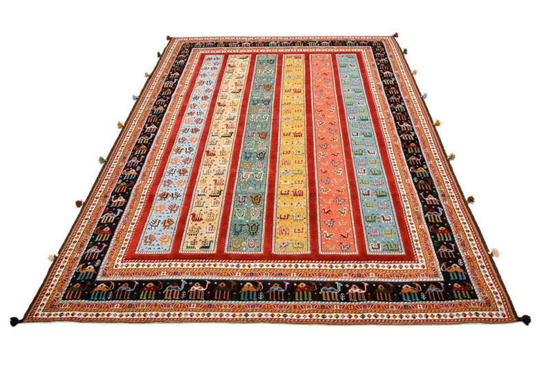 Dywan orientalny - 245 x 176 cm - wielokolorowy