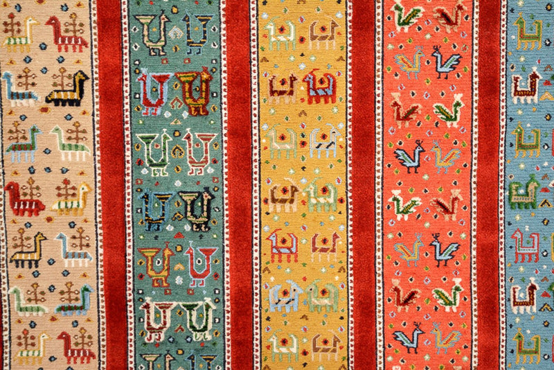 Dywan orientalny - 245 x 176 cm - wielokolorowy