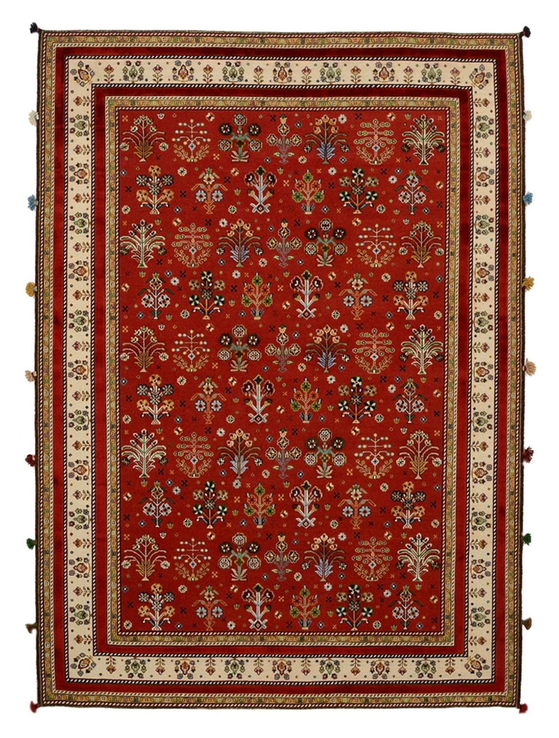 Dywan orientalny - 245 x 176 cm - czerwony