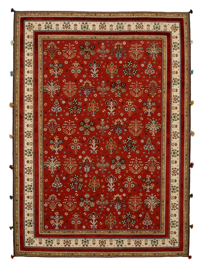 Dywan orientalny - 245 x 176 cm - czerwony