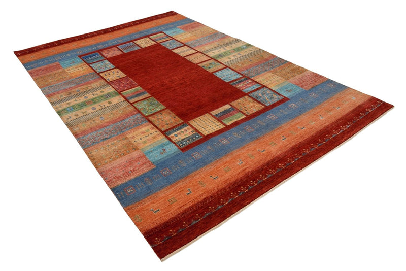 Dywan Gabbeh - Loribaft Indus - 299 x 203 cm - czerwony