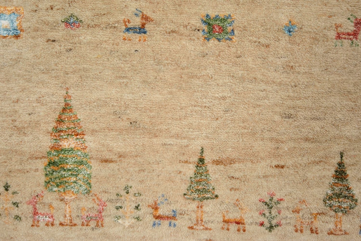 Dywan Gabbeh - Loribaft Indus - 302 x 205 cm - wielokolorowy