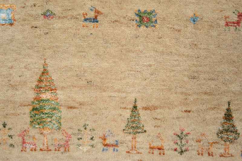 Dywan Gabbeh - Loribaft Indus - 302 x 205 cm - wielokolorowy